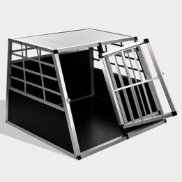 Large Double Door Dog cage With Separate board 65a 06-0774 gmtpet.ltd