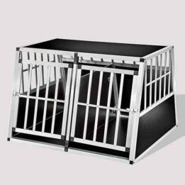 Large Double Door Dog cage With Separate board 06-0778 gmtpet.ltd