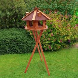 Wooden bird feeder Dia 57cm bird house 06-0979 www.gmtpet.ltd
