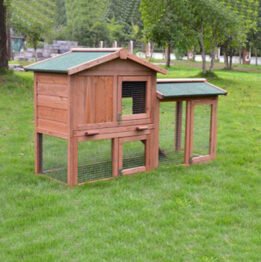 Outdoor Wooden Pet Rabbit Cage Large Size Rainproof Pet House 08-0028 gmtpet.ltd
