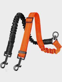 Manufacturers of direct sales of large dog telescopic elastic one support two anti-high quality dog leash 109-237011 gmtpet.ltd