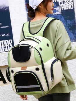 Oxford cloth pet backpack backpack cat school bag breathable cat backpack 103-45089 gmtpet.ltd