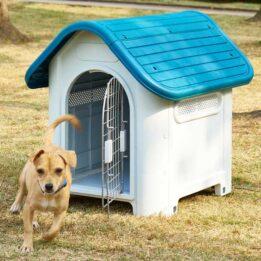 Winter Warm Removable and Washable perreras para perros Pet Kennel Plastic Kennel Outdoor Rainproof Dog Cage gmtpet.ltd