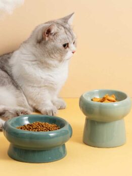 Tigela de cerâmica para gato tigela para comida de gato tigela para beber cachorro 123-12011 gmtpet.ltd