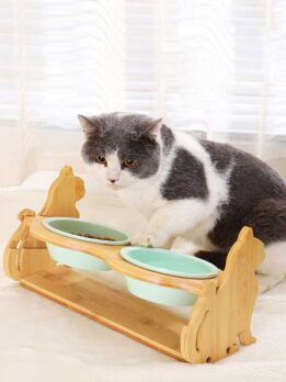 Tigela de cerâmica para gato tigela para comida de gato tigela para beber cachorro 123-12017 gmtpet.ltd